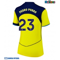 Camisa de Futebol Tottenham Hotspur Pedro Porro #23 Equipamento Alternativo Mulheres 2025-26 Manga Curta